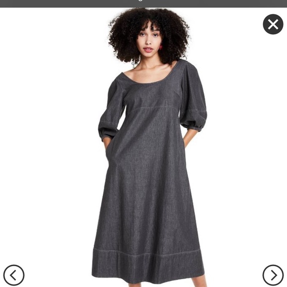 Rachel Comey X Target 3/4 Sleeve Denim Dress - Picture 6 of 8